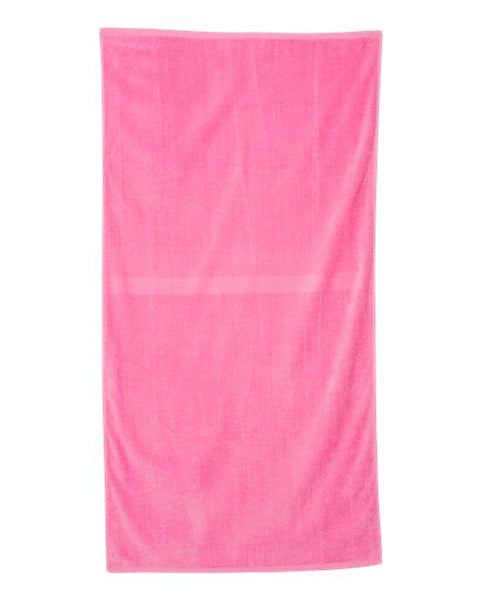 Q-Tees QV3060 Velour Beach Towel