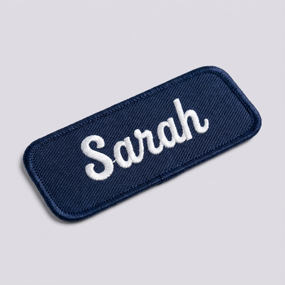 Custom Embroidered Name Patches