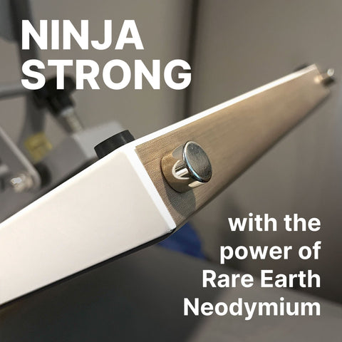 Strong Rare Earth Neodymium Cylinder 1/2 x 1/2 Inch Magnet Set - Ninja Transfers