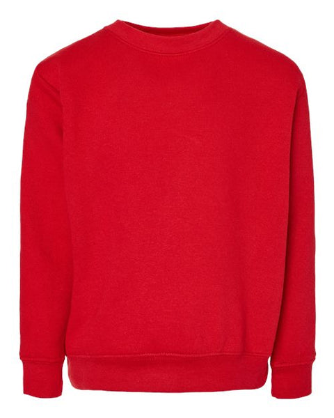 LAT 2225 Youth Elevated Fleece Crewneck Sweatshirt