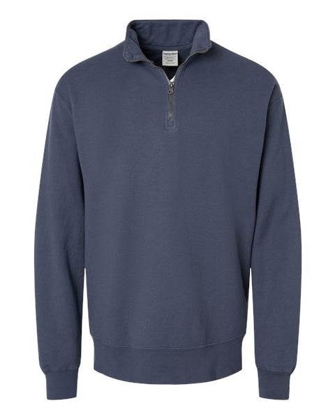 ComfortWash by Hanes GDH425 Unisex Garment-Dyed Quarter-Zip Sweatshirt