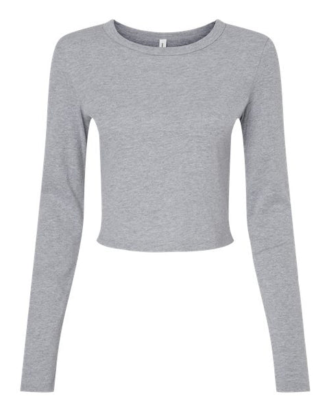 BELLA + CANVAS 1501 Women's Micro Rib Long Sleeve Baby Tee