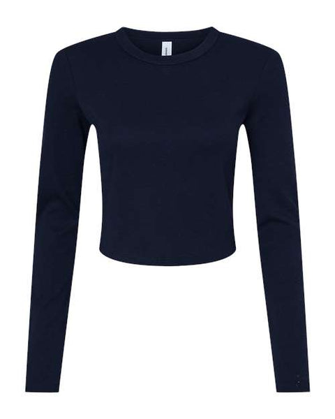 BELLA + CANVAS 1501 Women's Micro Rib Long Sleeve Baby Tee