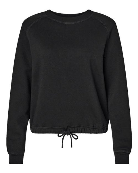 LAT 3528 Women's Relaxed 3-End Boxy Fleece Crewneck Sweatshirt