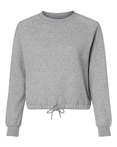 LAT 3528 Women's Relaxed 3-End Boxy Fleece Crewneck Sweatshirt