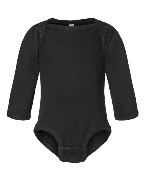 Rabbit Skins 4421 Infant Fine Jersey Long Sleeve Bodysuit