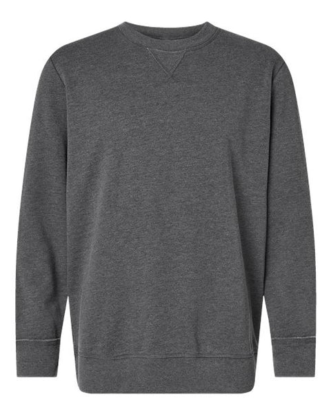 LAT 6935 Unisex Vintage Wash Fleece Crewneck Sweatshirt