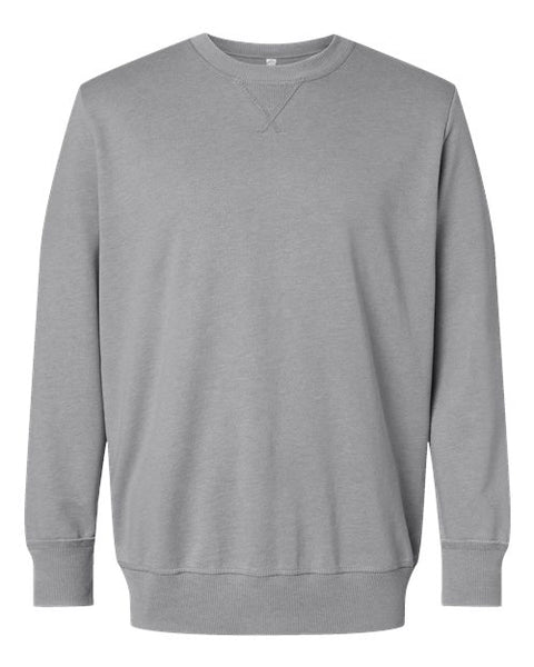LAT 6935 Unisex Vintage Wash Fleece Crewneck Sweatshirt