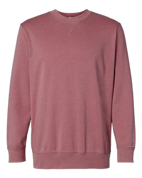 LAT 6935 Unisex Vintage Wash Fleece Crewneck Sweatshirt