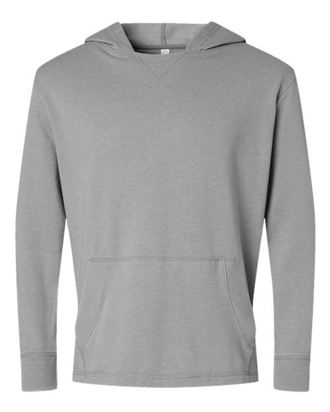 LAT 6936 Unisex Vintage Wash Fleece Hoodie Sweatshirt