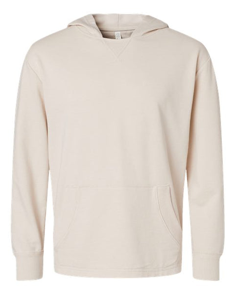 LAT 6936 Unisex Vintage Wash Fleece Hoodie Sweatshirt