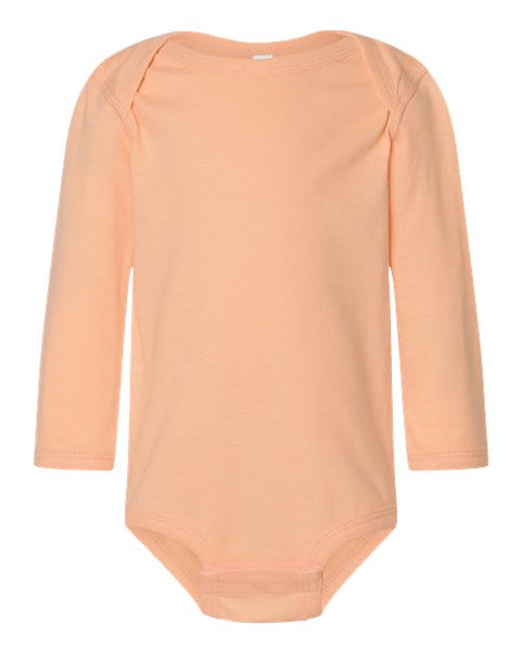Rabbit Skins 4421 Infant Fine Jersey Long Sleeve Bodysuit