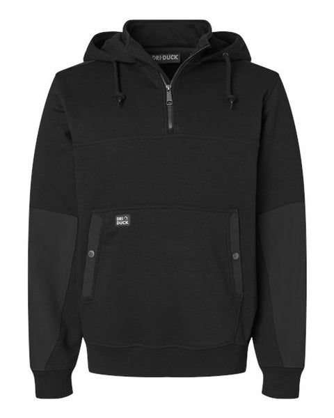 DRI DUCK 7349 Men's Mission Quarter-Zip Hooded Pullover