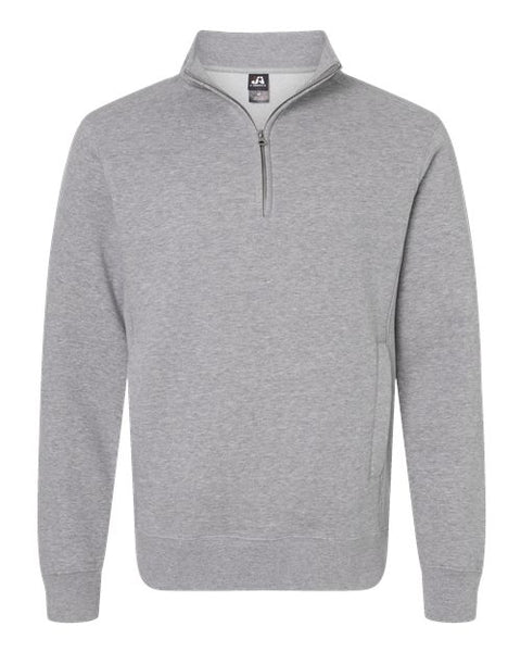 J. America 8717 Unisex Heavyweight Fleece Quarter-Zip Sweatshirt