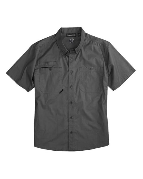 DRI DUCK 4451 Men's Craftsman Woven Short Sleeve Shirt