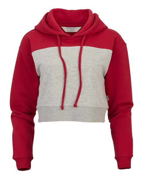 Boxercraft BW5404 Women's Cropped Fleece Hooded Sweatshirt