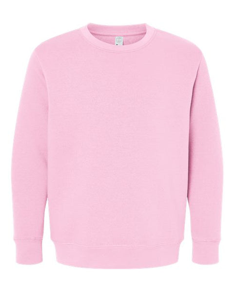 LAT 2225 Youth Elevated Fleece Crewneck Sweatshirt