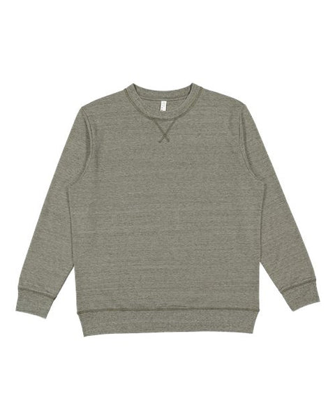 LAT 6935 Unisex Vintage Wash Fleece Crewneck Sweatshirt