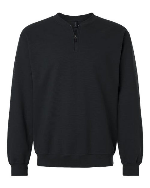Gildan SF008 Unisex Softstyle Midweight 1/4 Zip Sweatshirt