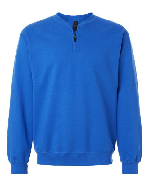 Gildan SF008 Unisex Softstyle Midweight 1/4 Zip Sweatshirt