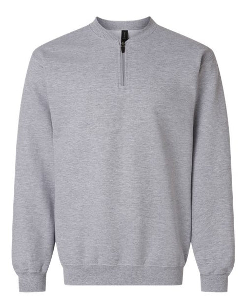 Gildan SF008 Unisex Softstyle Midweight 1/4 Zip Sweatshirt