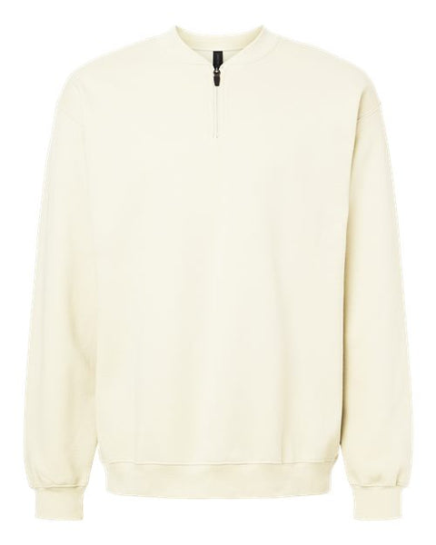 Gildan SF008 Unisex Softstyle Midweight 1/4 Zip Sweatshirt