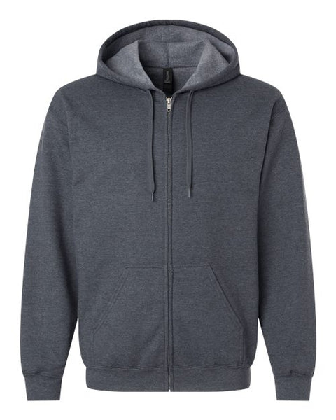Gildan SF600 Unisex Softstyle Full-Zip Hooded Sweatshirt