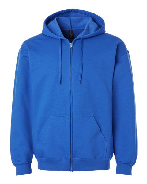 Gildan SF600 Unisex Softstyle Full-Zip Hooded Sweatshirt