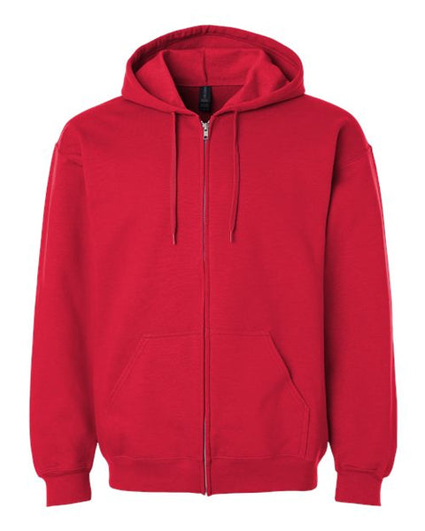 Gildan SF600 Unisex Softstyle Full-Zip Hooded Sweatshirt
