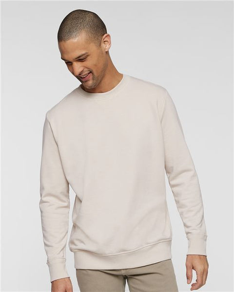 LAT 6935 Unisex Vintage Wash Fleece Crewneck Sweatshirt