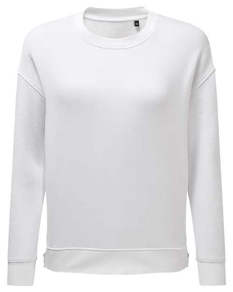 TriDri TD600 Women's Billie Side-Zip Crewneck Sweatshirt