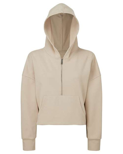 TriDri TD077 Women's Alice Half-Zip Hooded Sweatshirt