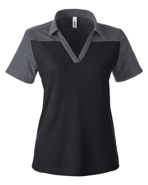 CORE365 CE112CW Women's Fusion ChromaSoft Colorblock Polo