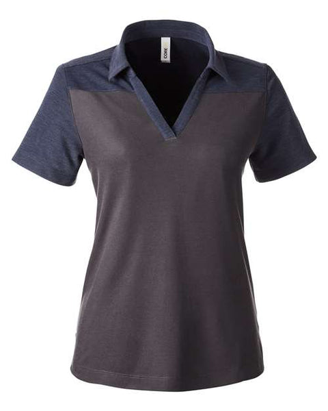 CORE365 CE112CW Women's Fusion ChromaSoft Colorblock Polo