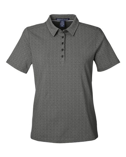 Devon & Jones DG101W Women's Crownlux Performance Geo Polo