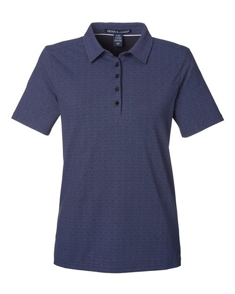 Devon & Jones DG101W Women's Crownlux Performance Geo Polo