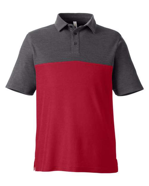 CORE365 CE112C Men's Fusion ChromaSoft Colorblock Polo