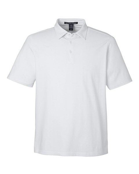 Devon & Jones DG101 Men's Crownlux Performance Geo Polo