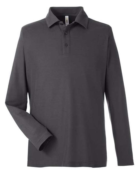 CORE365 CE112L Men's Fusion ChromaSoft Long Sleeve Pique Polo