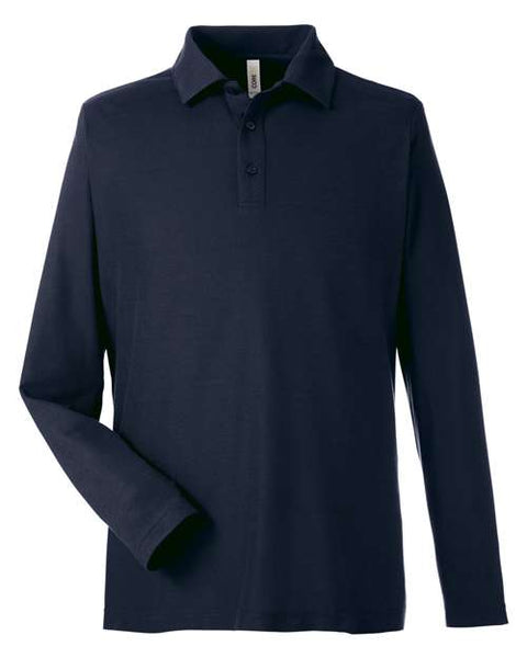 CORE365 CE112L Men's Fusion ChromaSoft Long Sleeve Pique Polo