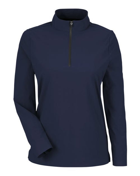 Devon & Jones DG410W Women's CrownLux Performance Windsor Welded Quarter-Zip Pullover
