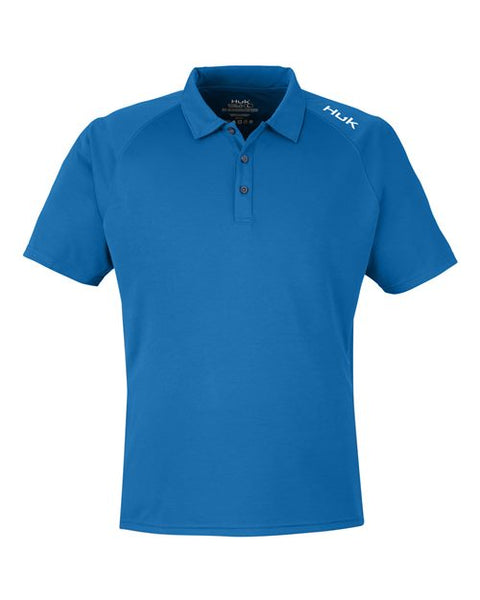 HUK H12L005 Men's LoPro Solid Performance Polo