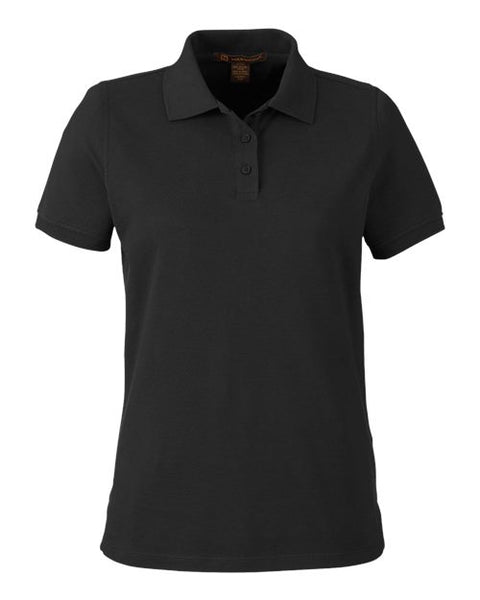 Harriton M205W Women's Valiant Cotton Snag Protect Polo