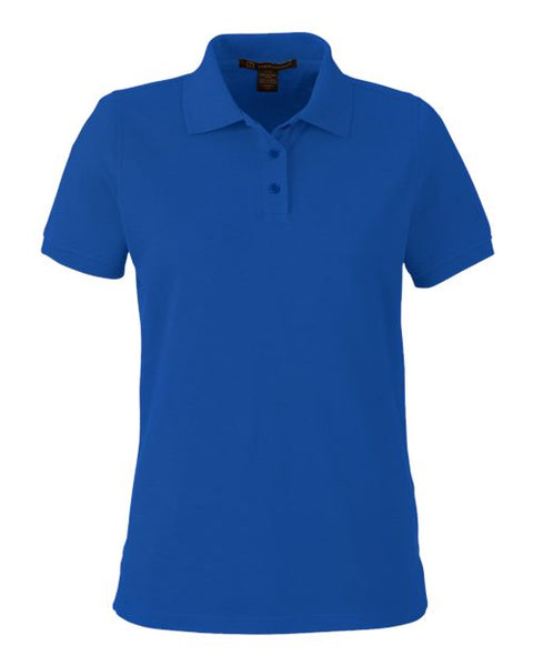Harriton M205W Women's Valiant Cotton Snag Protect Polo
