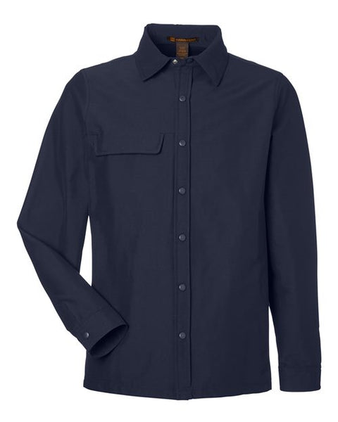 Harriton M72 Unisex Flex Twill Overshirt Jacket