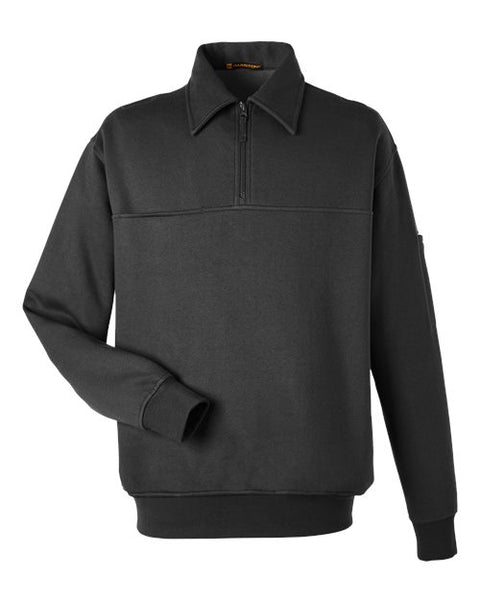 Harriton M712 Unisex ClimaBloc Heavyweight Tactical Quarter-Zip Pullover