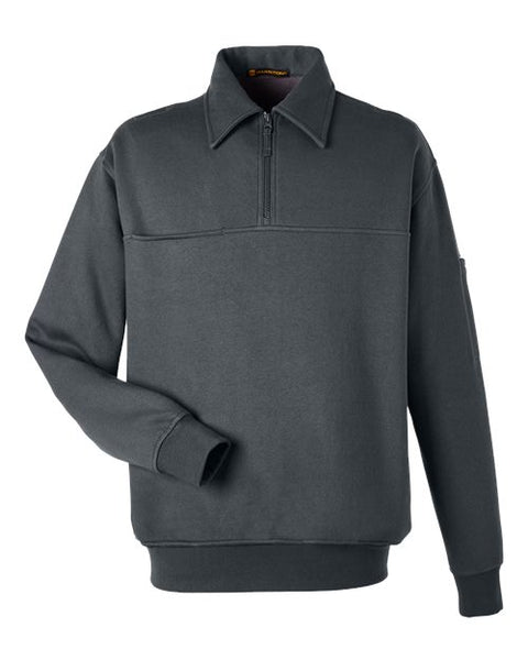 Harriton M712 Unisex ClimaBloc Heavyweight Tactical Quarter-Zip Pullover