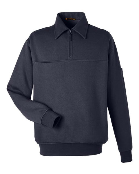 Harriton M712 Unisex ClimaBloc Heavyweight Tactical Quarter-Zip Pullover