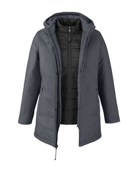 CORE365 CE725W Women's Inspire 3-in-1 Jacket with Insulated Liner