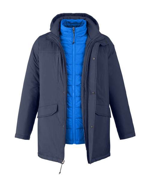 CORE365 CE725 Men's Inspire 3-in-1 Jacket with Insulated Liner